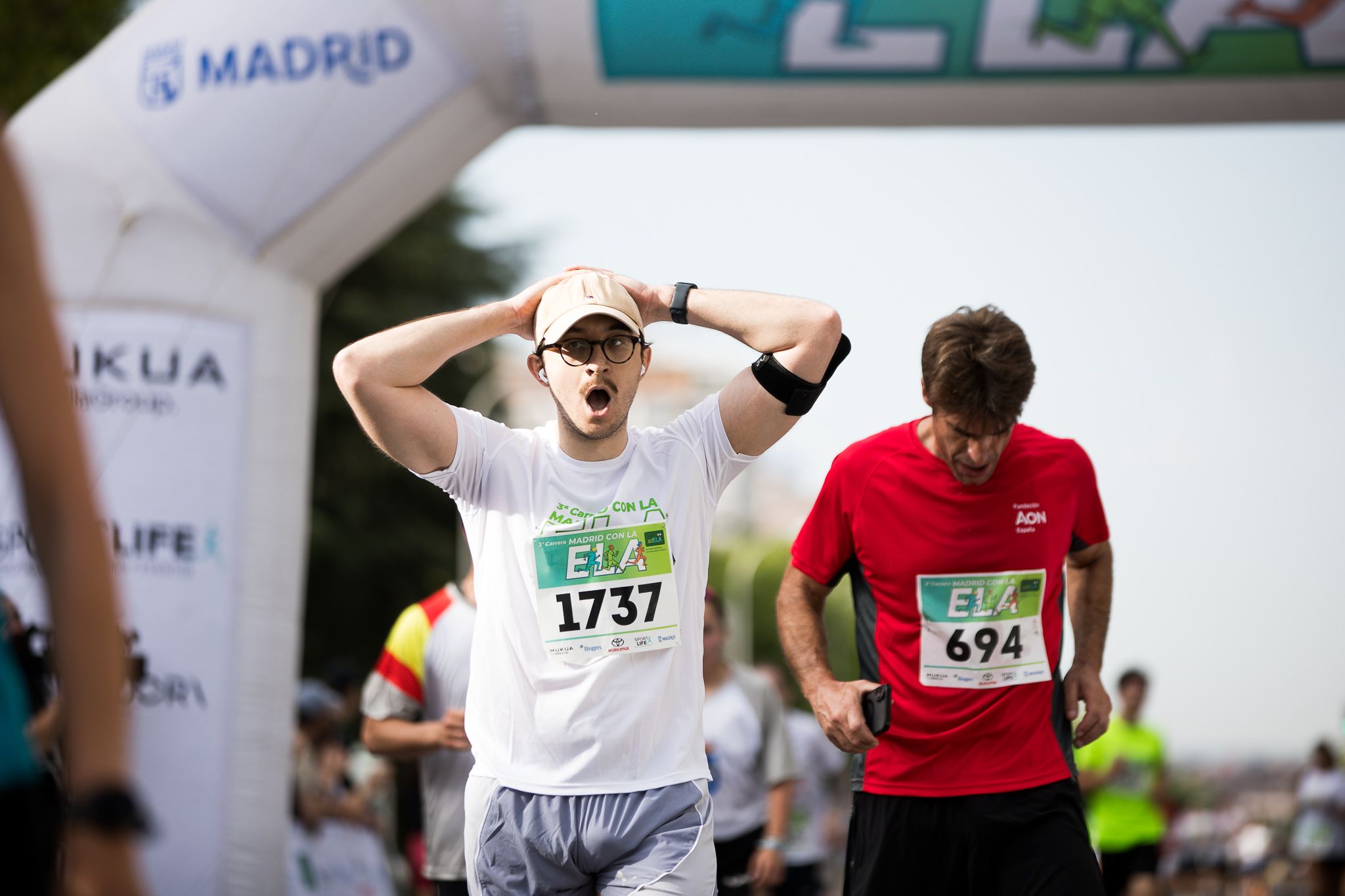 Fotos de la llegada a meta de la III Carrera Madrid con la ELA. LateMiLente 102