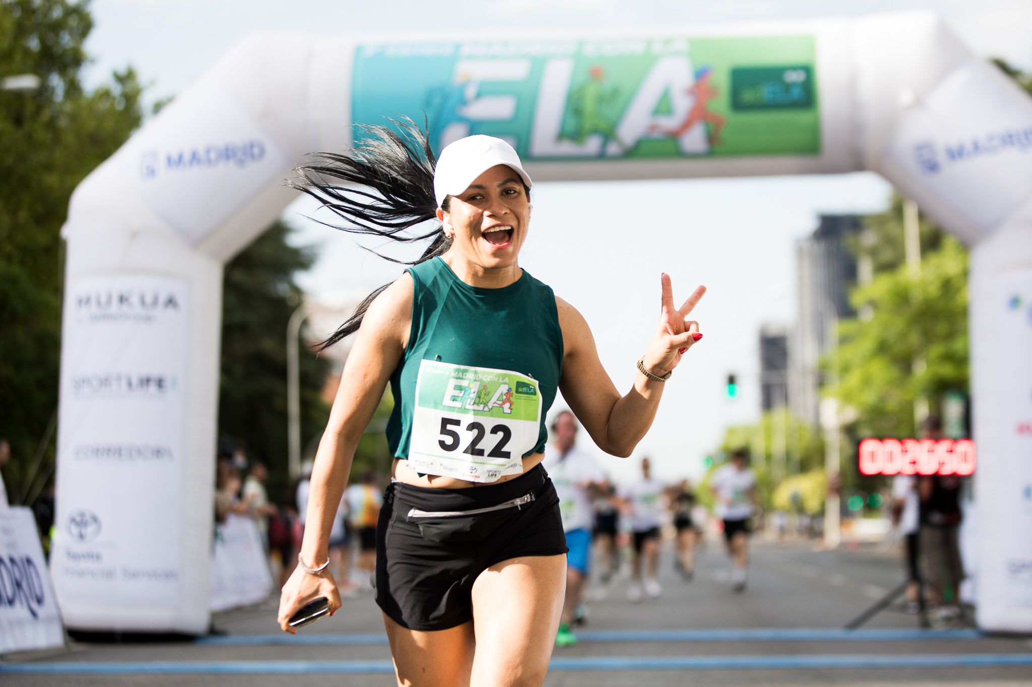 Fotos de la llegada a meta de la III Carrera Madrid con la ELA. LateMiLente 109
