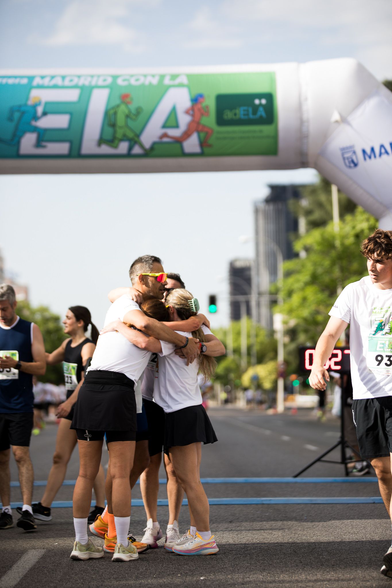 Fotos de la llegada a meta de la III Carrera Madrid con la ELA. LateMiLente 111
