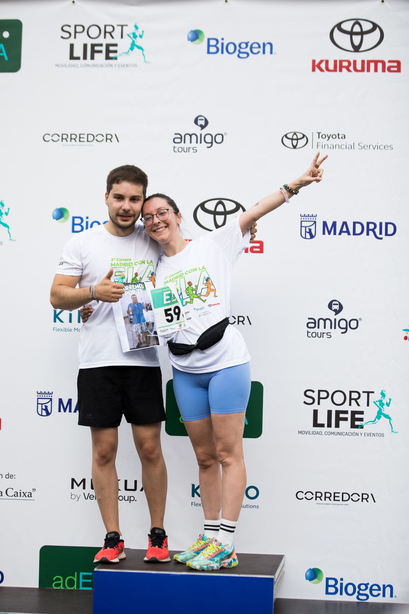 Fotos de la llegada a meta de la III Carrera Madrid con la ELA. LateMiLente 262