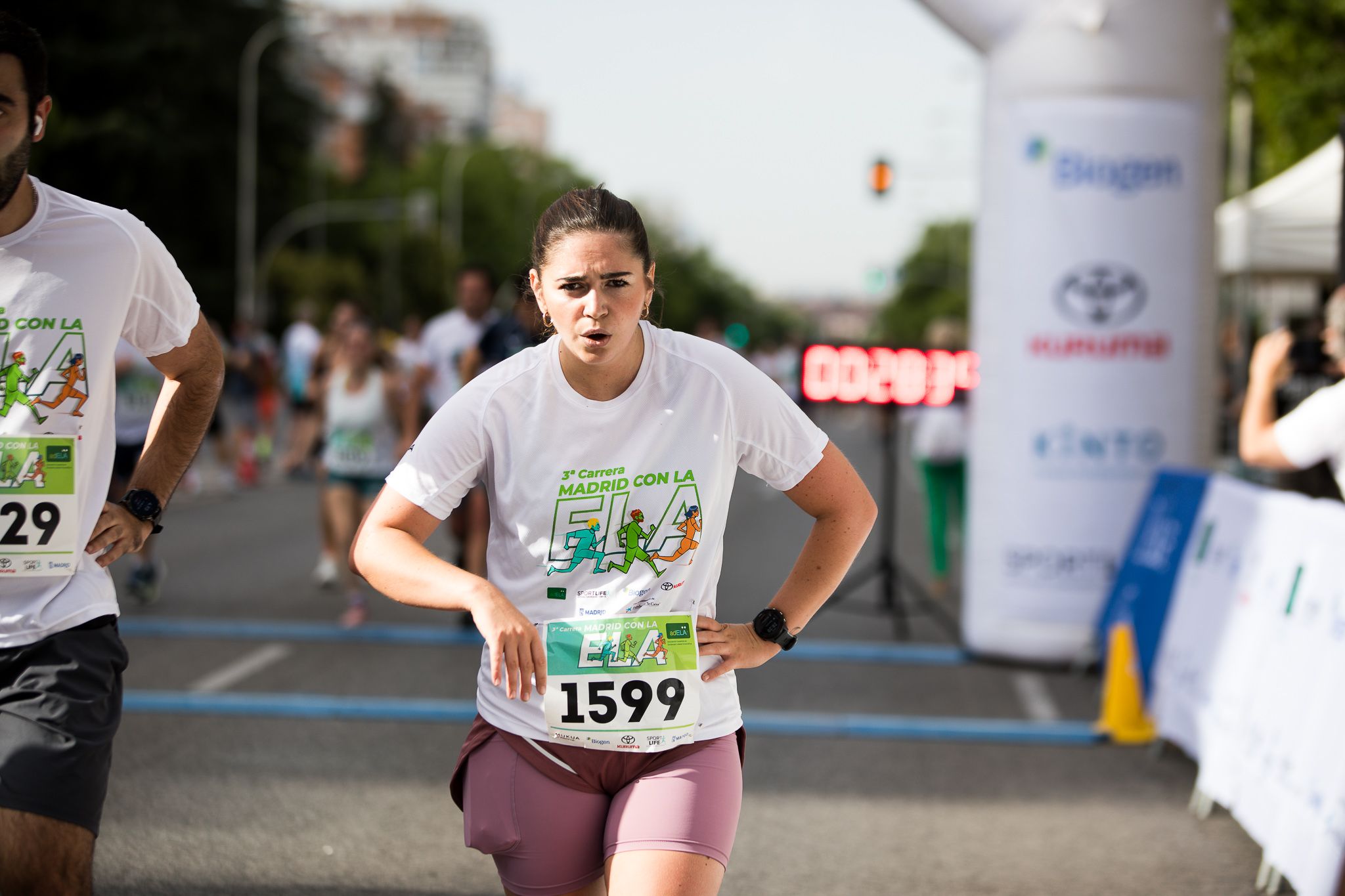 Fotos de la llegada a meta de la III Carrera Madrid con la ELA. LateMiLente 128