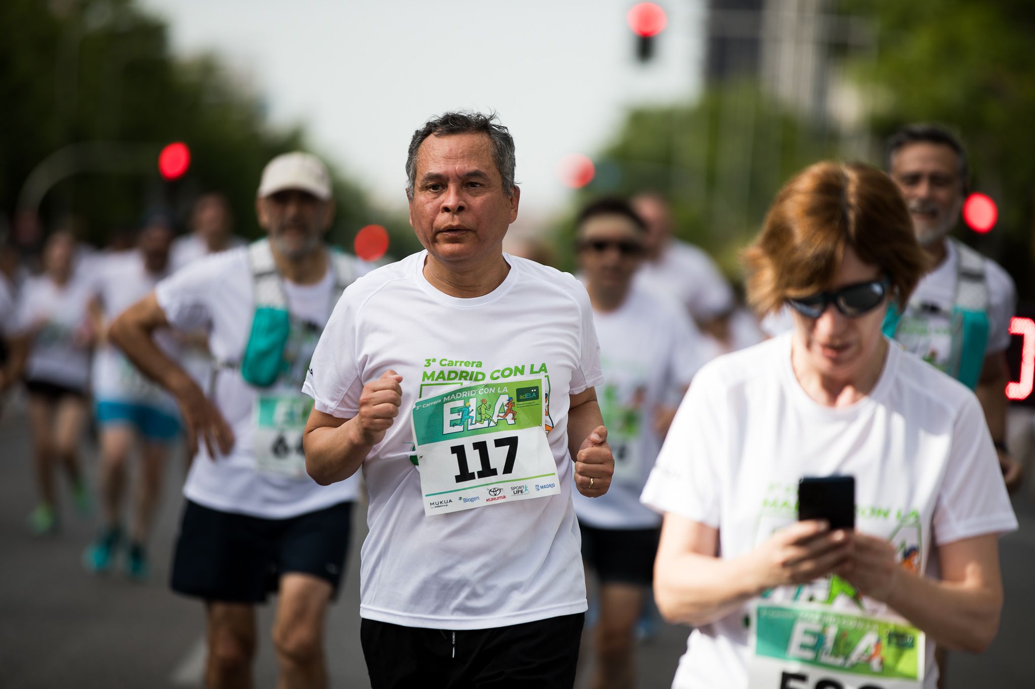 Fotos de la llegada a meta de la III Carrera Madrid con la ELA. LateMiLente 130