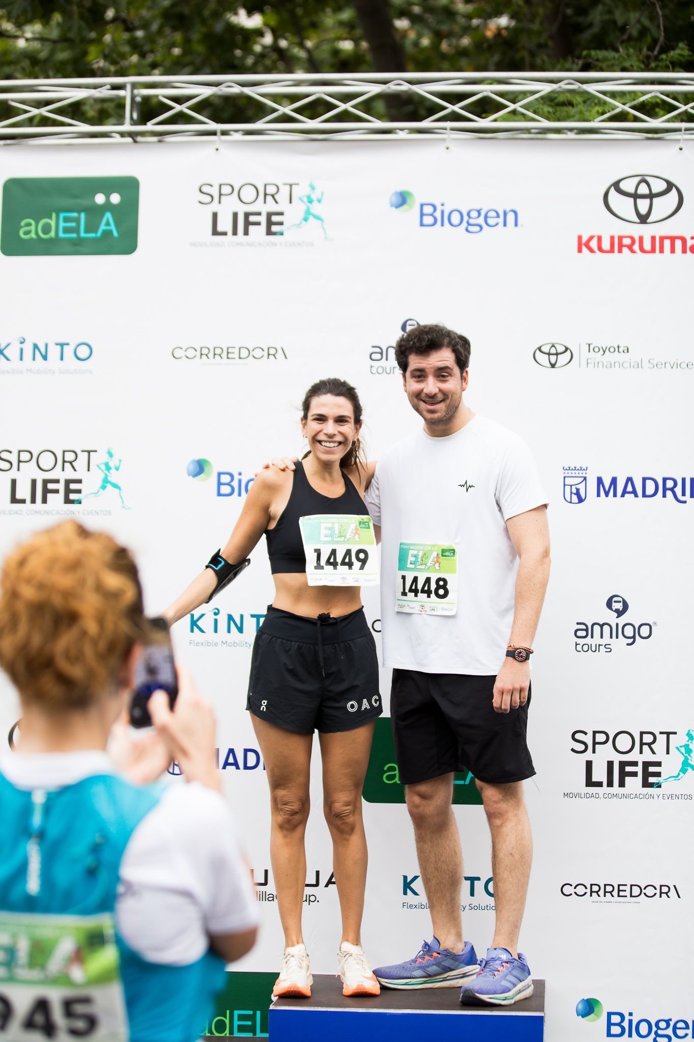Fotos de la llegada a meta de la III Carrera Madrid con la ELA. LateMiLente 276