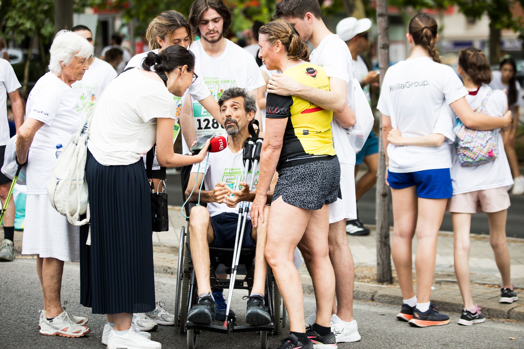 Fotos de la llegada a meta de la III Carrera Madrid con la ELA. LateMiLente 277