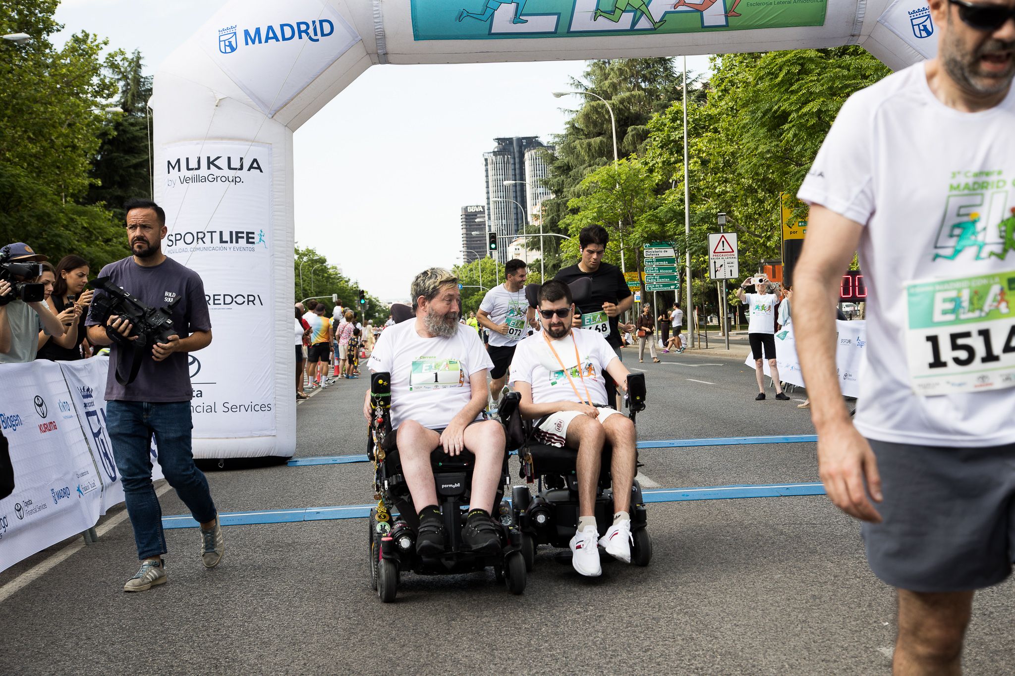 Fotos de la llegada a meta de la III Carrera Madrid con la ELA. LateMiLente 148