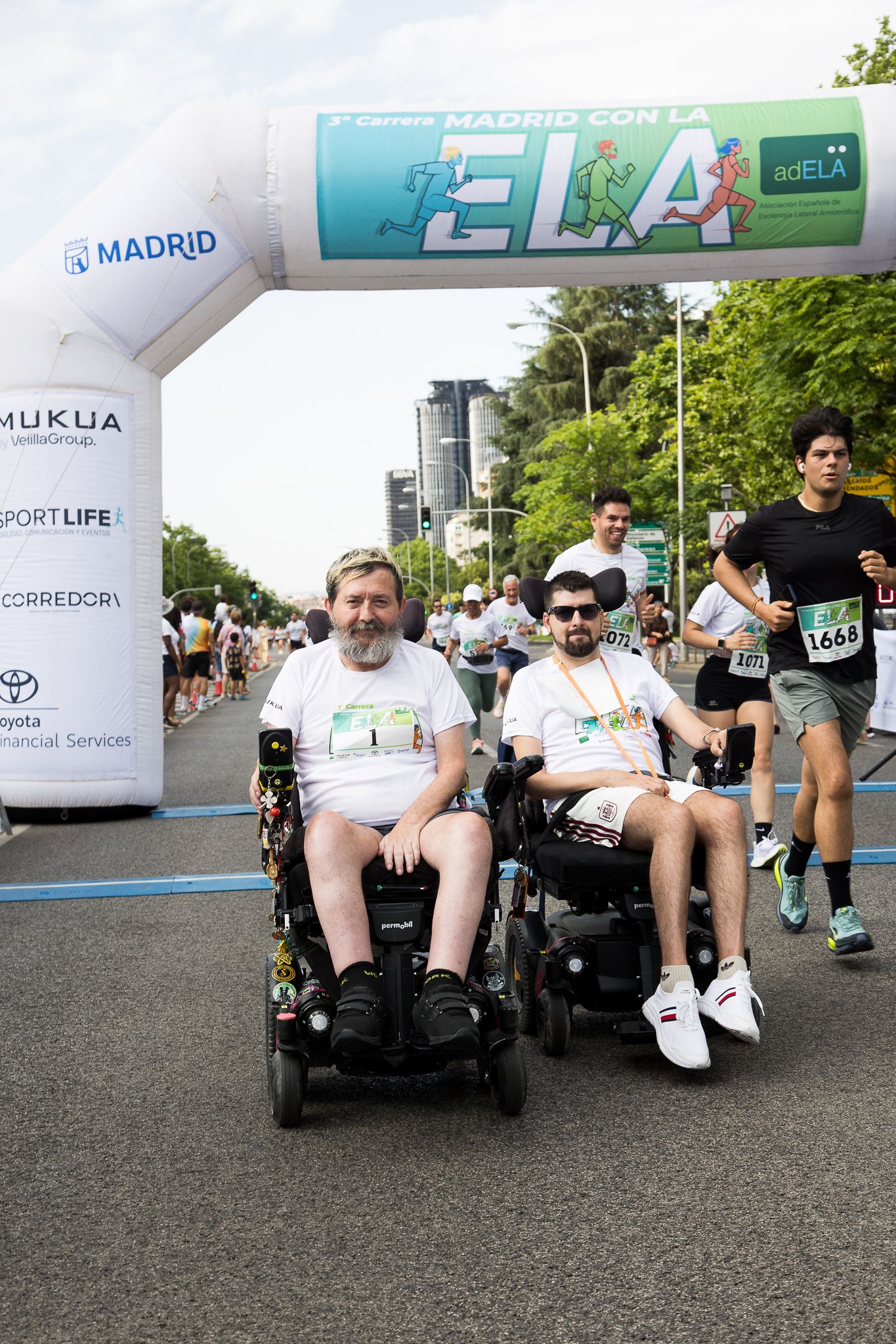 Fotos de la llegada a meta de la III Carrera Madrid con la ELA. LateMiLente 149
