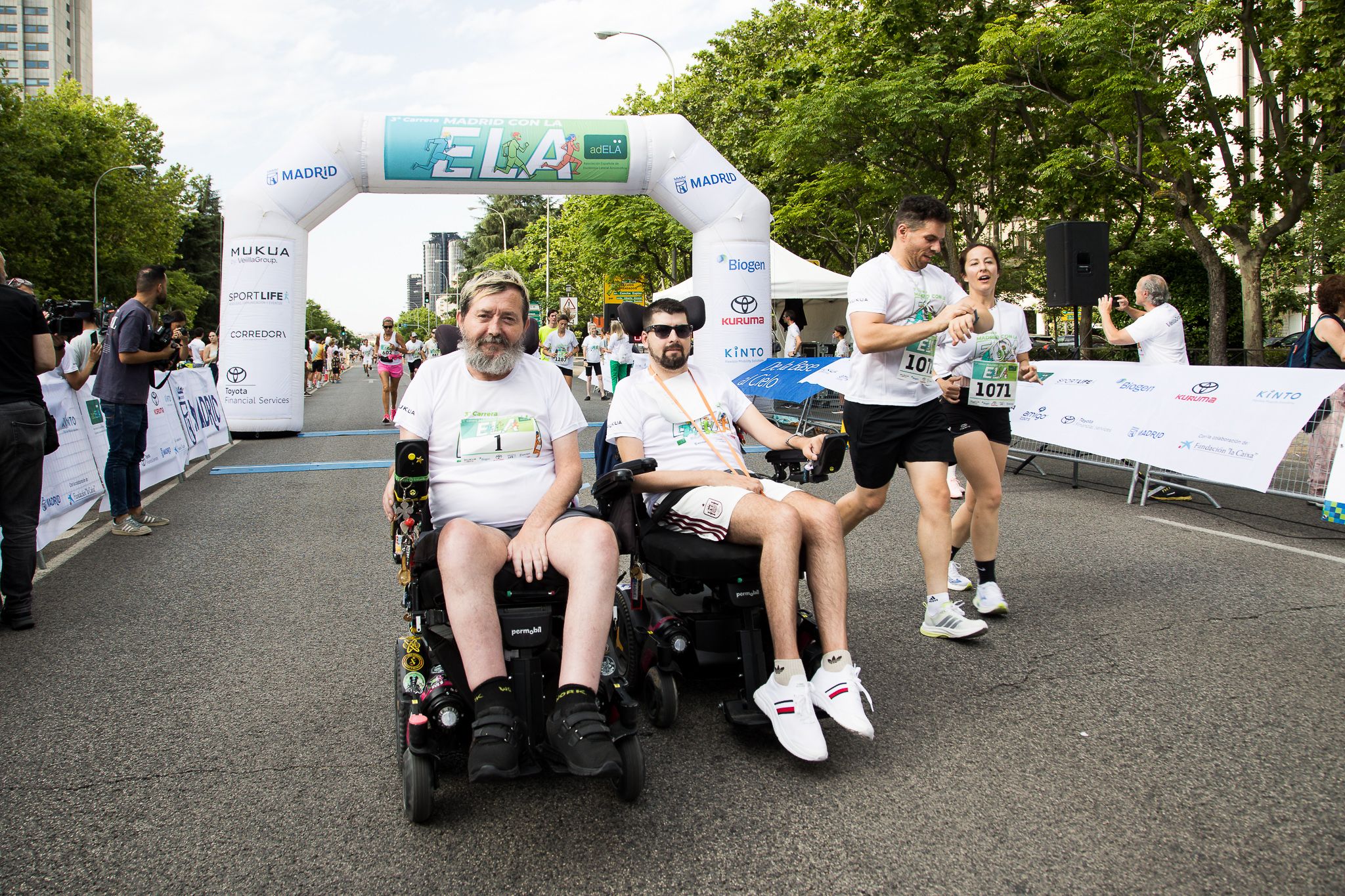 Fotos de la llegada a meta de la III Carrera Madrid con la ELA. LateMiLente 150
