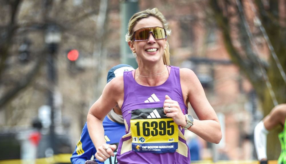Corriendo con las adidas Kentro en el Maratón de Boston