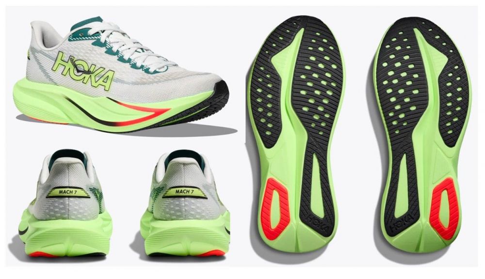 Detalles de las Hoka Mach 7