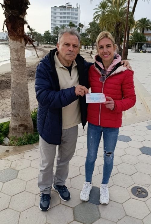 Pep Ribas y Verónica Castro