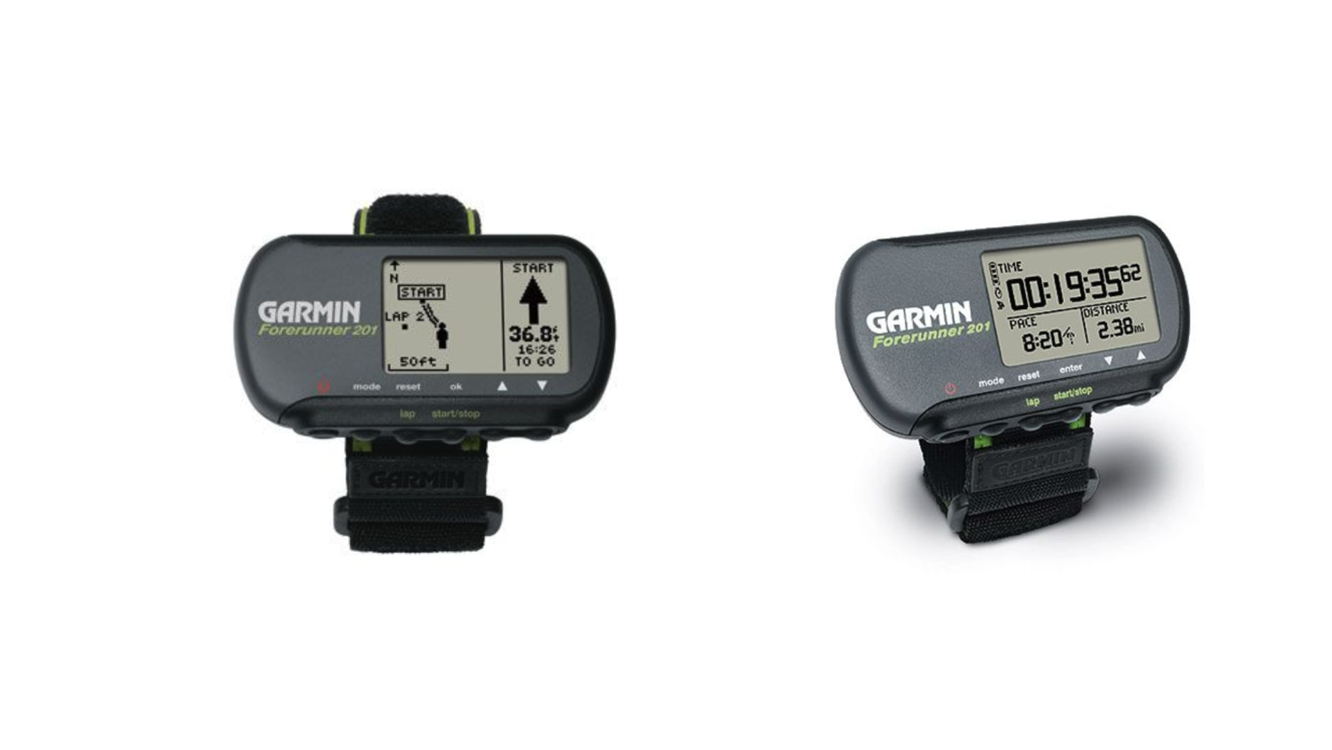 Garmin Forerunner 201 (2003) – El primer reloj GPS pensado específicamente para corredores.