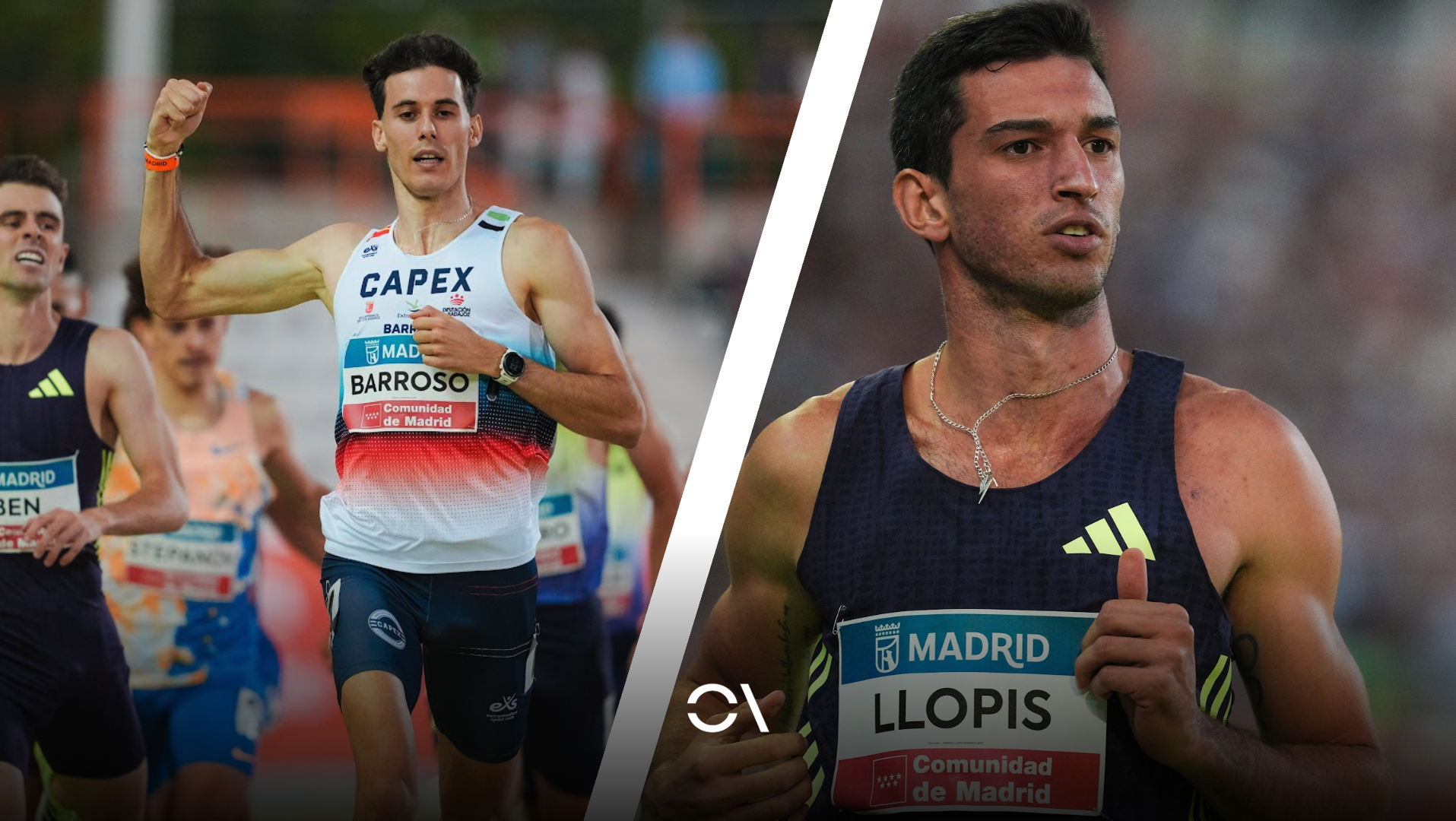 Excelentes triunfos de Quique Llopis y David Barroso en el Meeting de Madrid 2026.