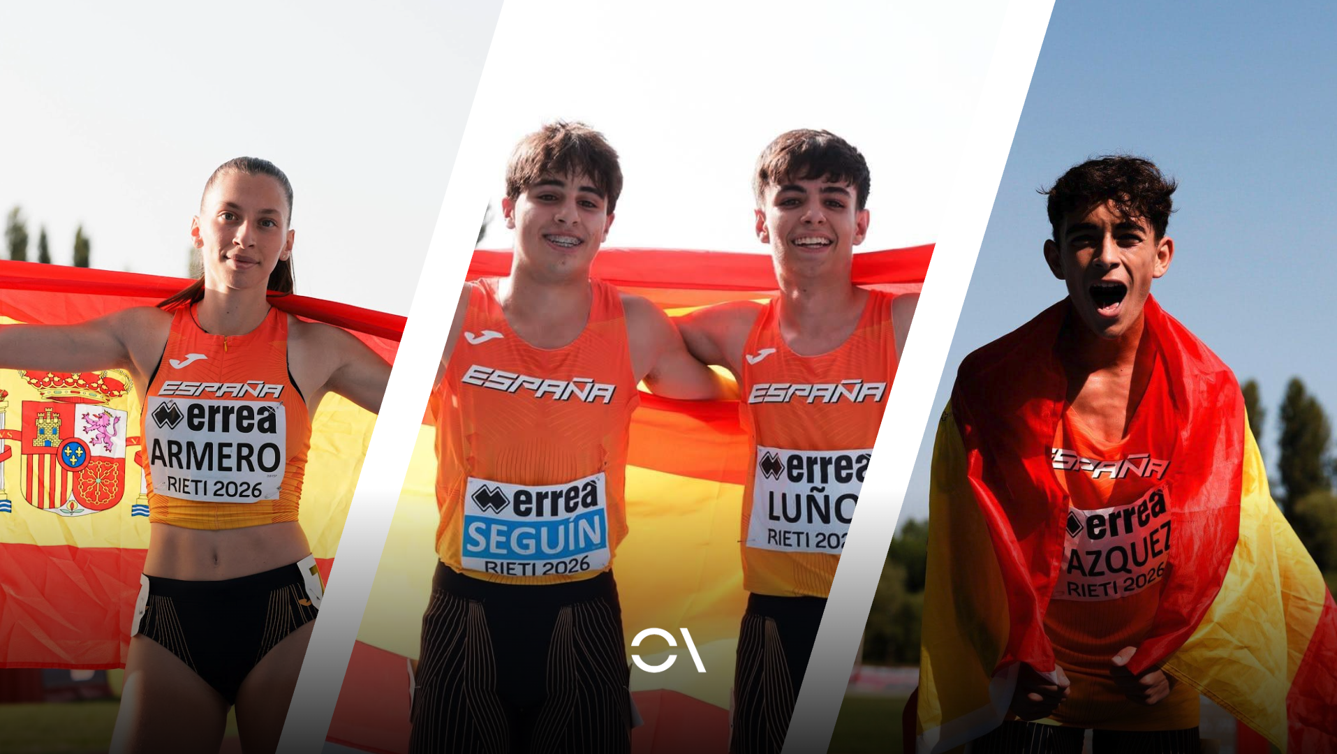 Estas han sido las 15 medallas de España en el Europeo Sub 18 de atletismo.