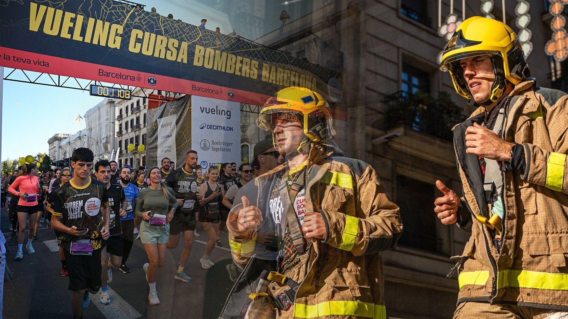 Prensa Ibérica, Relay Events y Sport Life Ibérica lideran la nueva Cursa de Bombers de Barcelona.