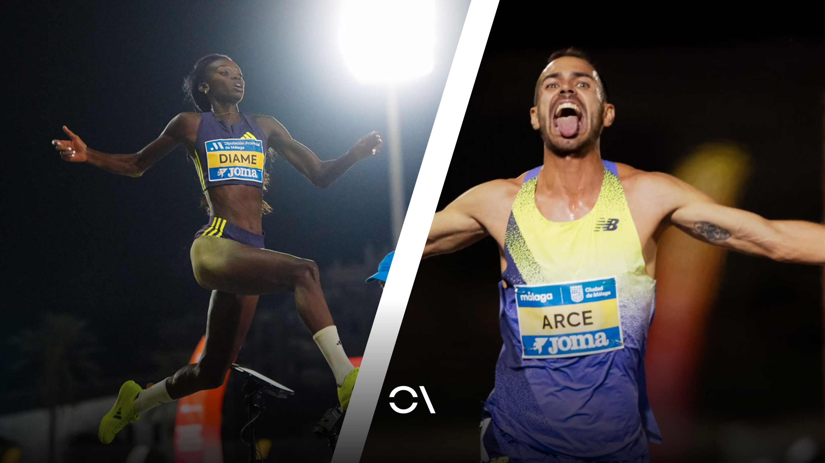 Dani Arce y Fátima Diame, campeones de España con esperanzas de brillarr en el Europeo.