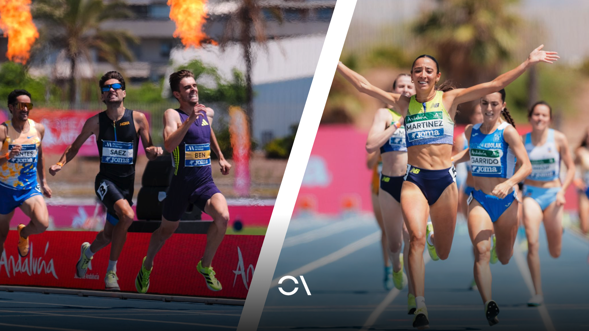 Las victorias de Adrián Ben y Marina Martínez merecían mucho más que un horario de sobremesa estival.  SPORTMEDIA.