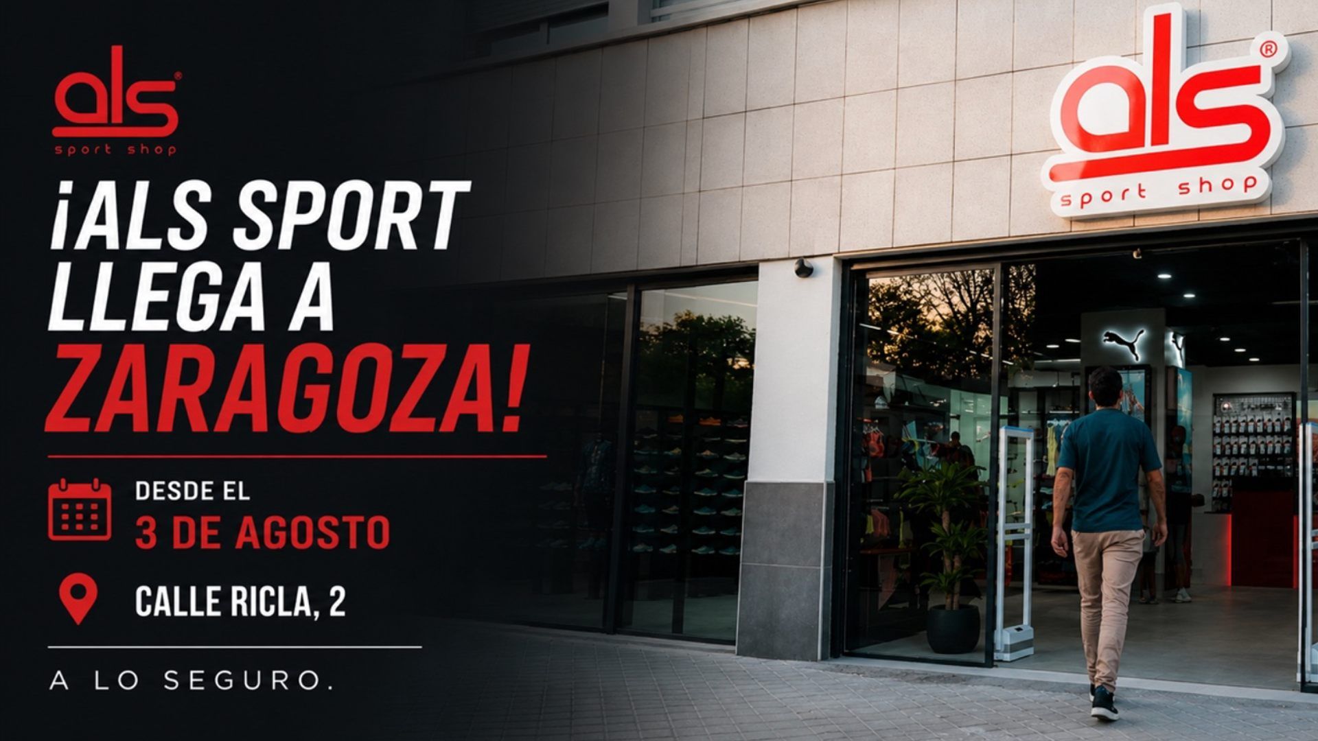 ALS abre tienda en Zaragoza y sigue creciendo en tiempo récord.