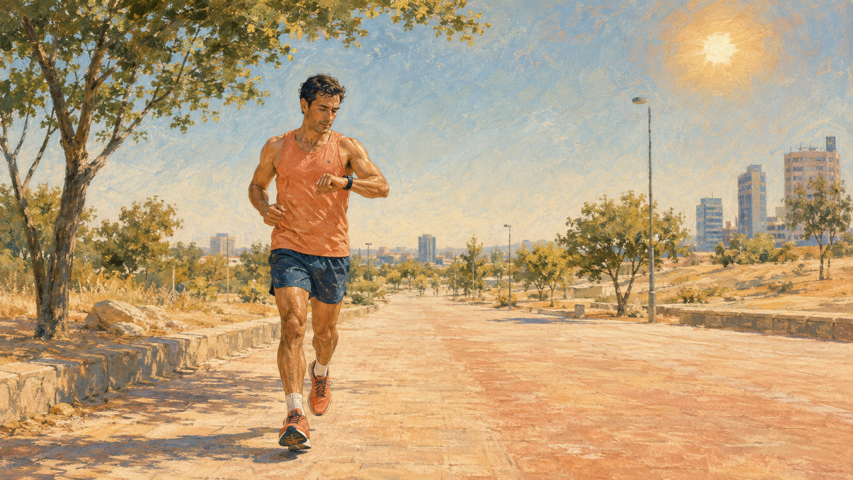 Es un error salir a correr con calor y pretender reproducir exactamente los ritmos que alcanzamos en condiciones más frescas.