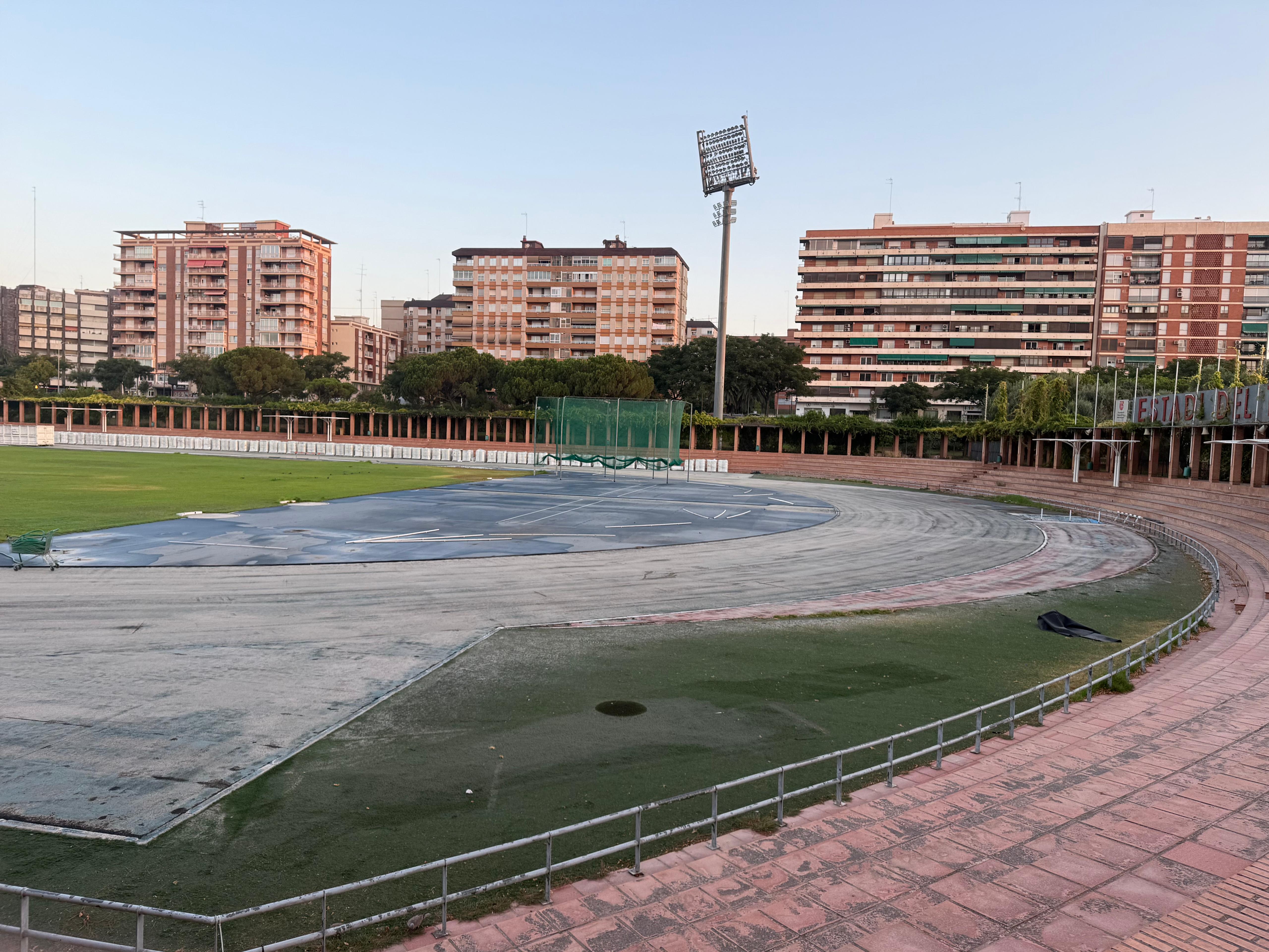 Así avanzan las obras en el Estadio del Turia de Valencia.  05 13
