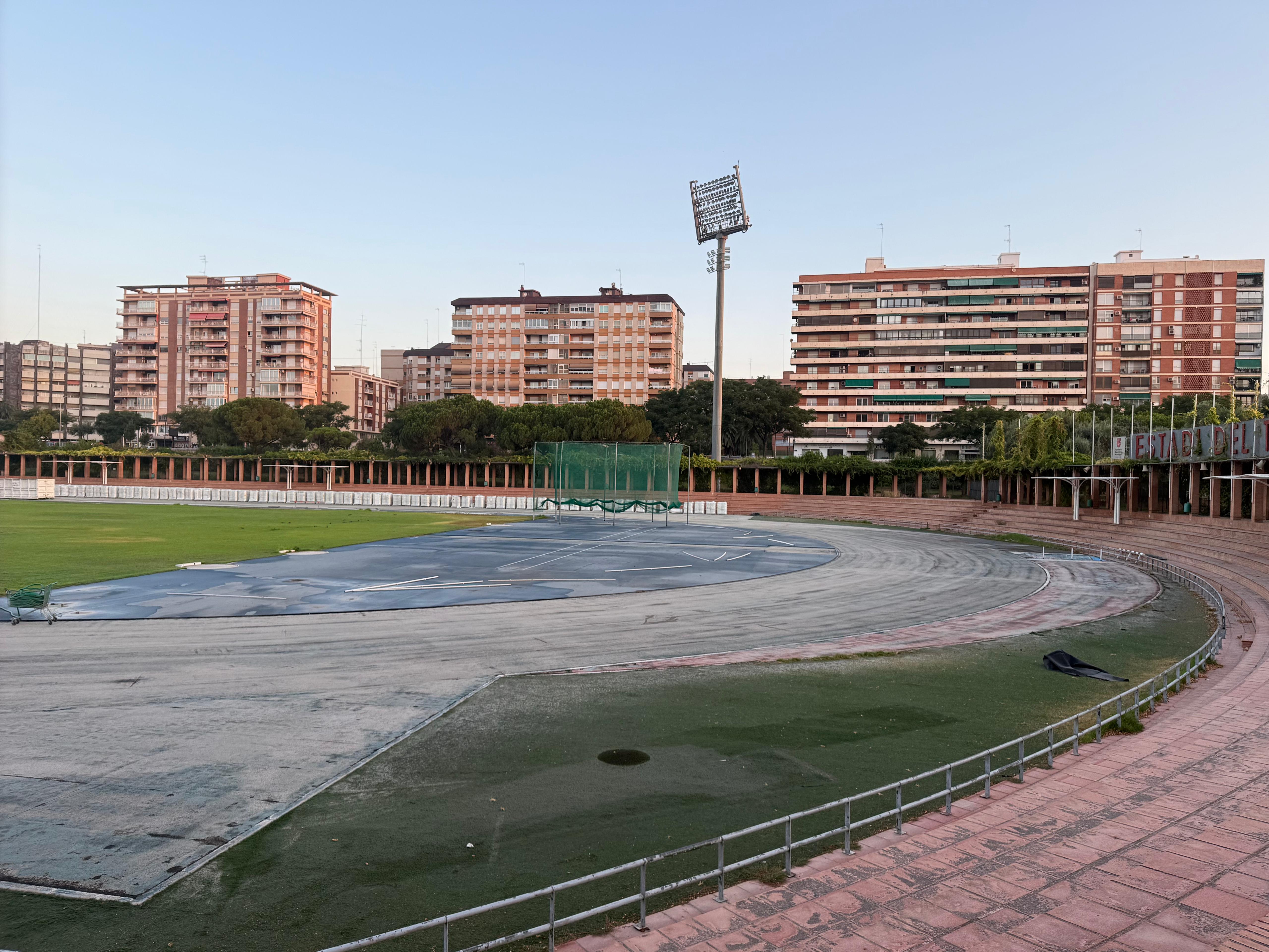 Así avanzan las obras en el Estadio del Turia de Valencia.  04 7