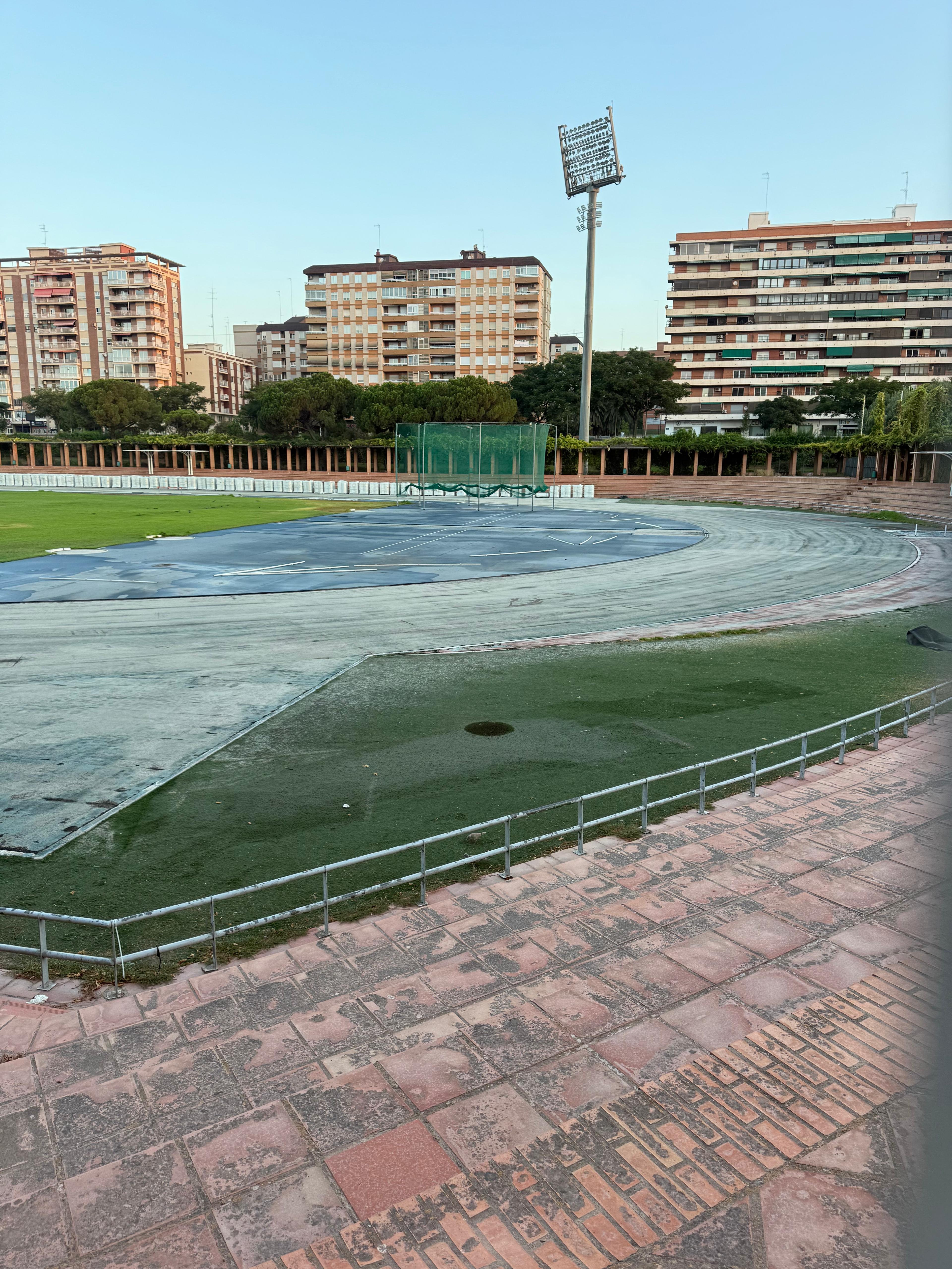 Así avanzan las obras en el Estadio del Turia de Valencia.  04 5