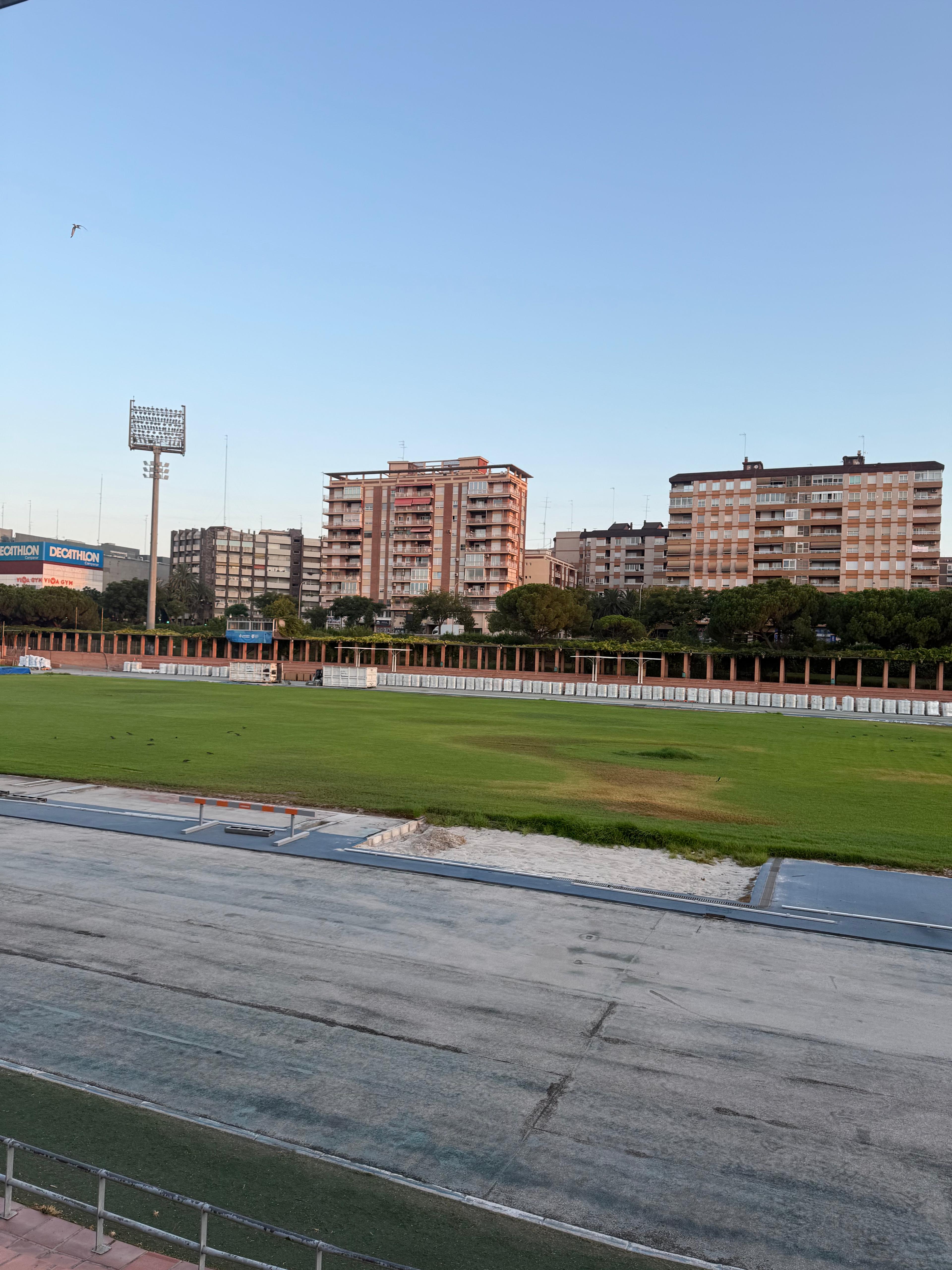 Así avanzan las obras en el Estadio del Turia de Valencia.  05 3