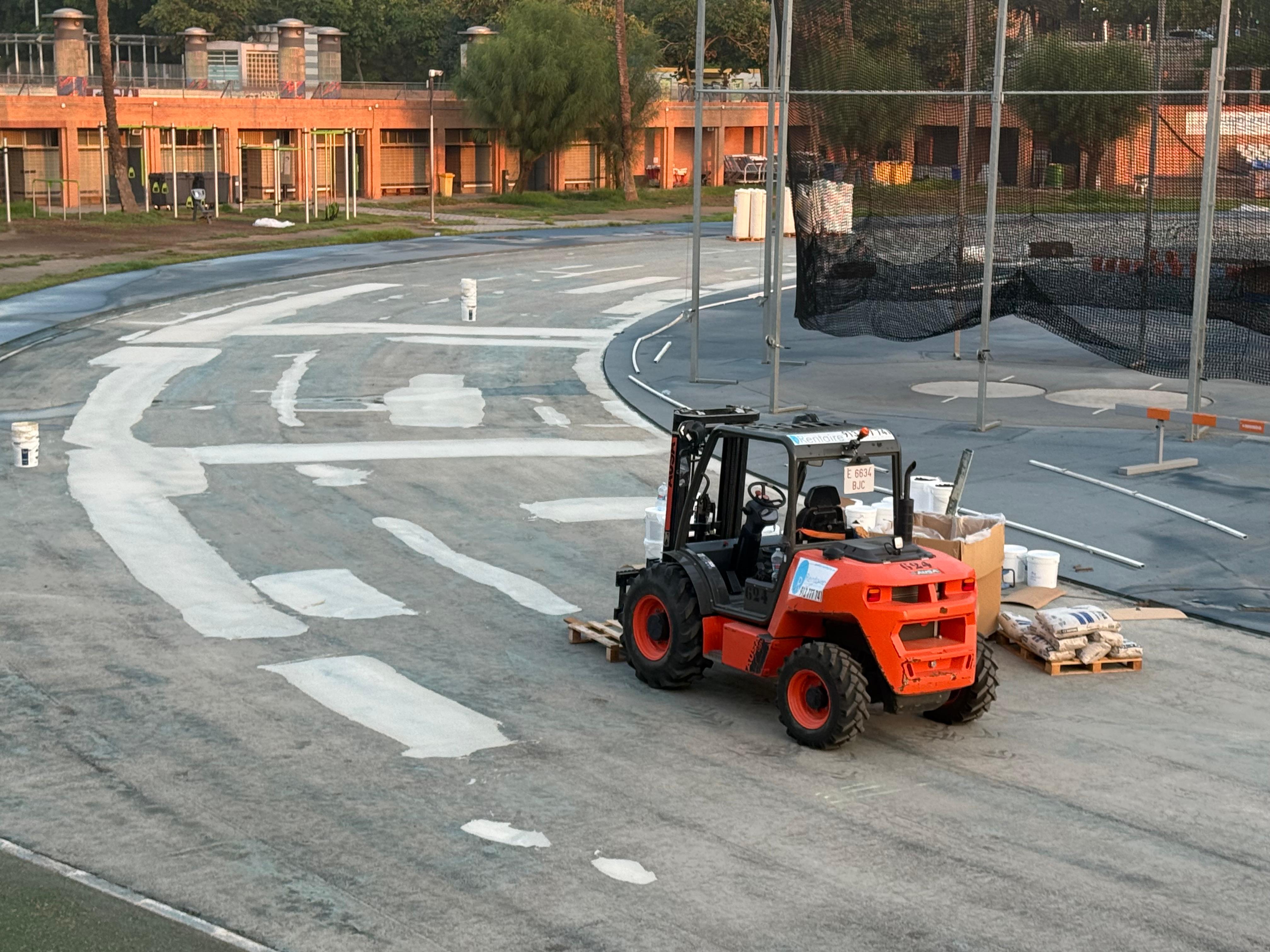Así avanzan las obras en el Estadio del Turia de Valencia.  05 2