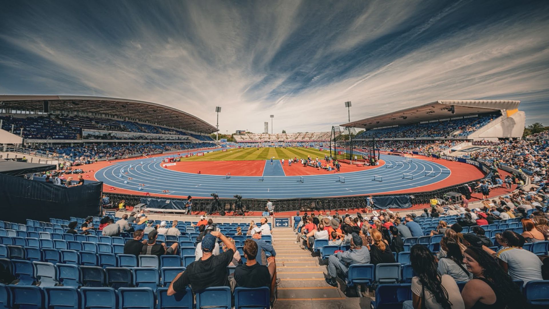 Una imagen del Alexander Stadium de Birmingham con las gradas medio vacías. VSM PHOTOEVENTS. Una imagen del Alexander Stadium de Birmingham con las gradas medio vacías. VSM PHOTOEVENTS.