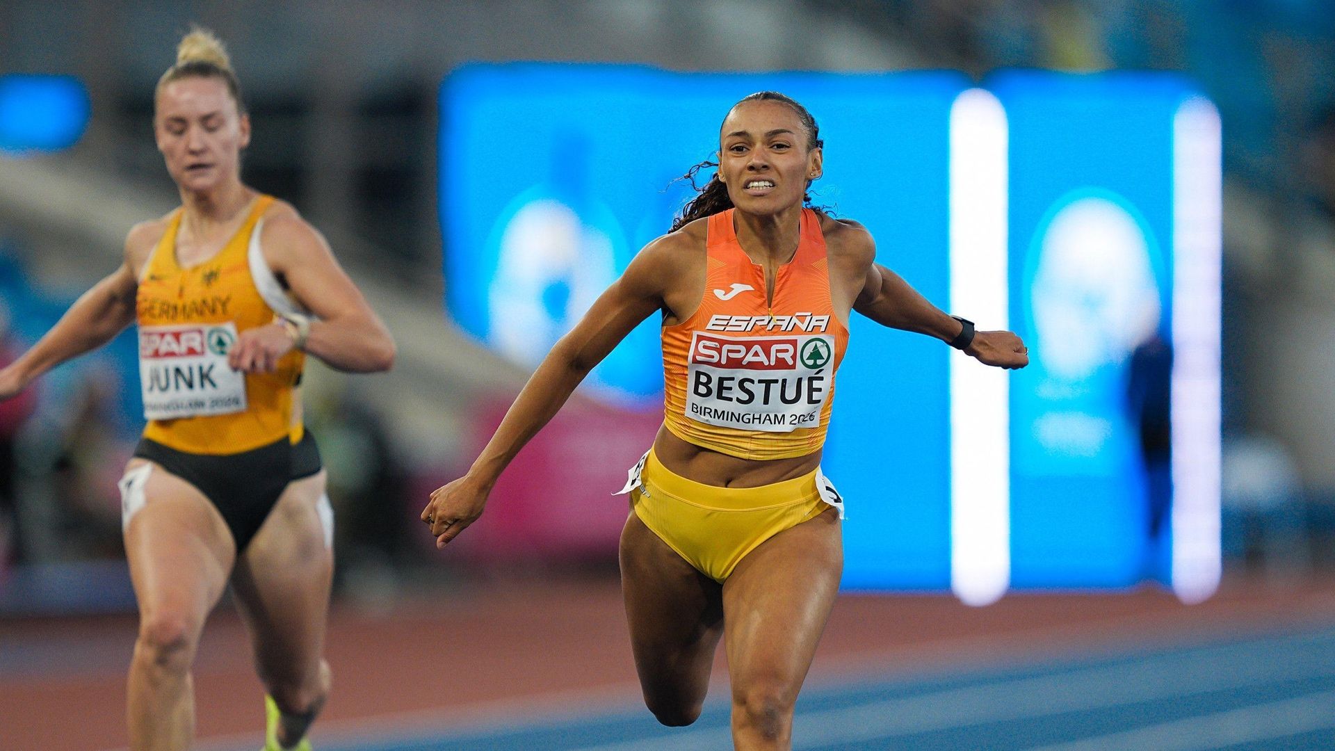 Jaël Bestué en el Campeonato de Europa de Birmingham 2026. SPORTMEDIA. Jaël Bestué en el Campeonato de Europa de Birmingham 2026. SPORTMEDIA.