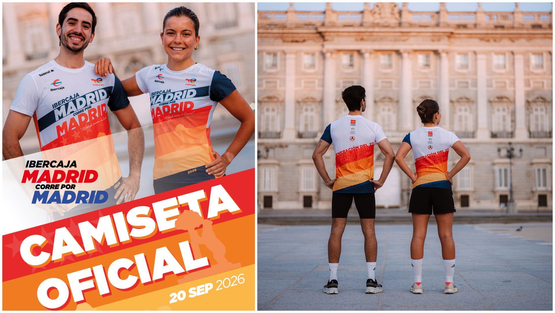 Así es la camiseta oficial de Ibercaja Madrid corre por Madrid 2026