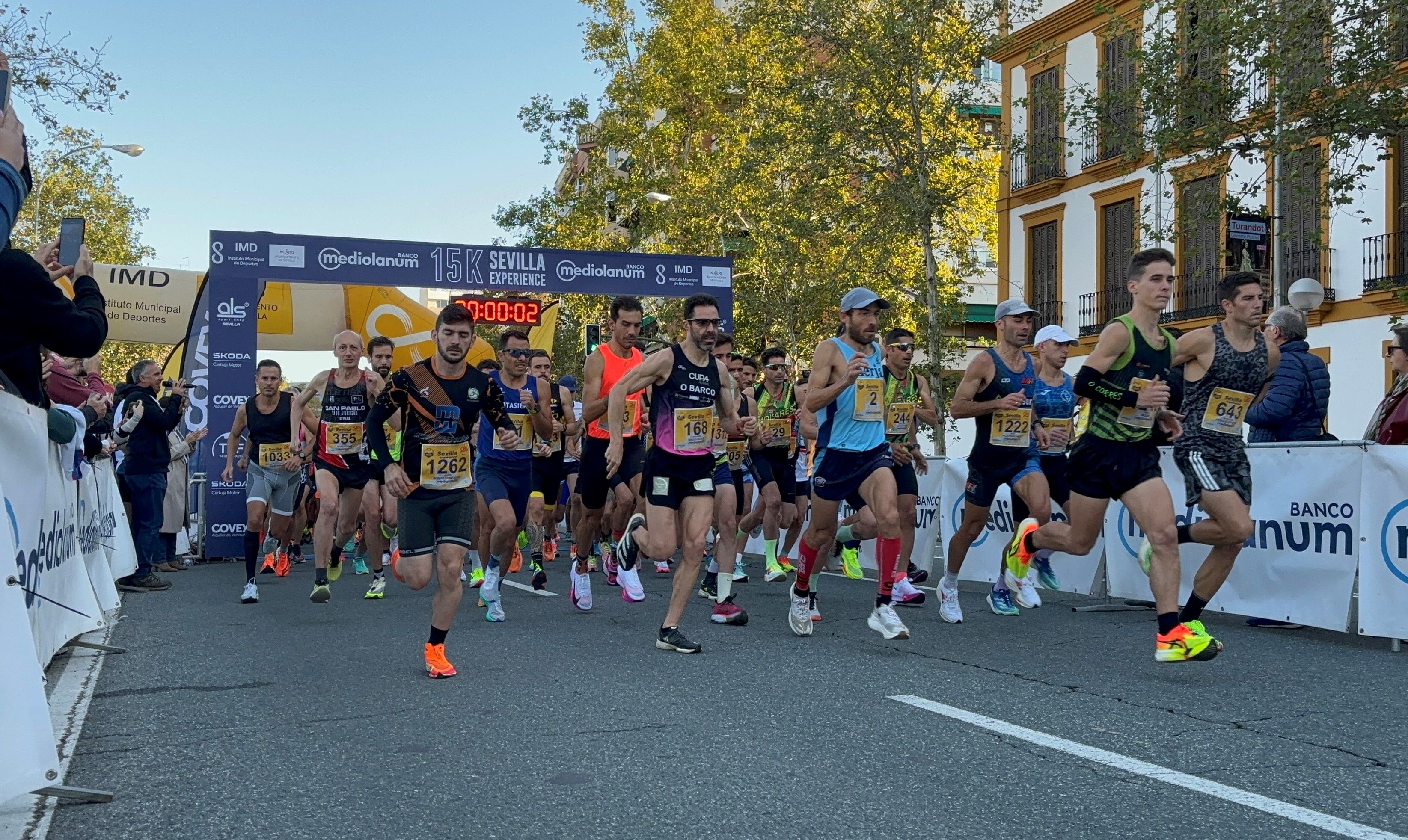 Imagen de la salida del 15K de Sevilla