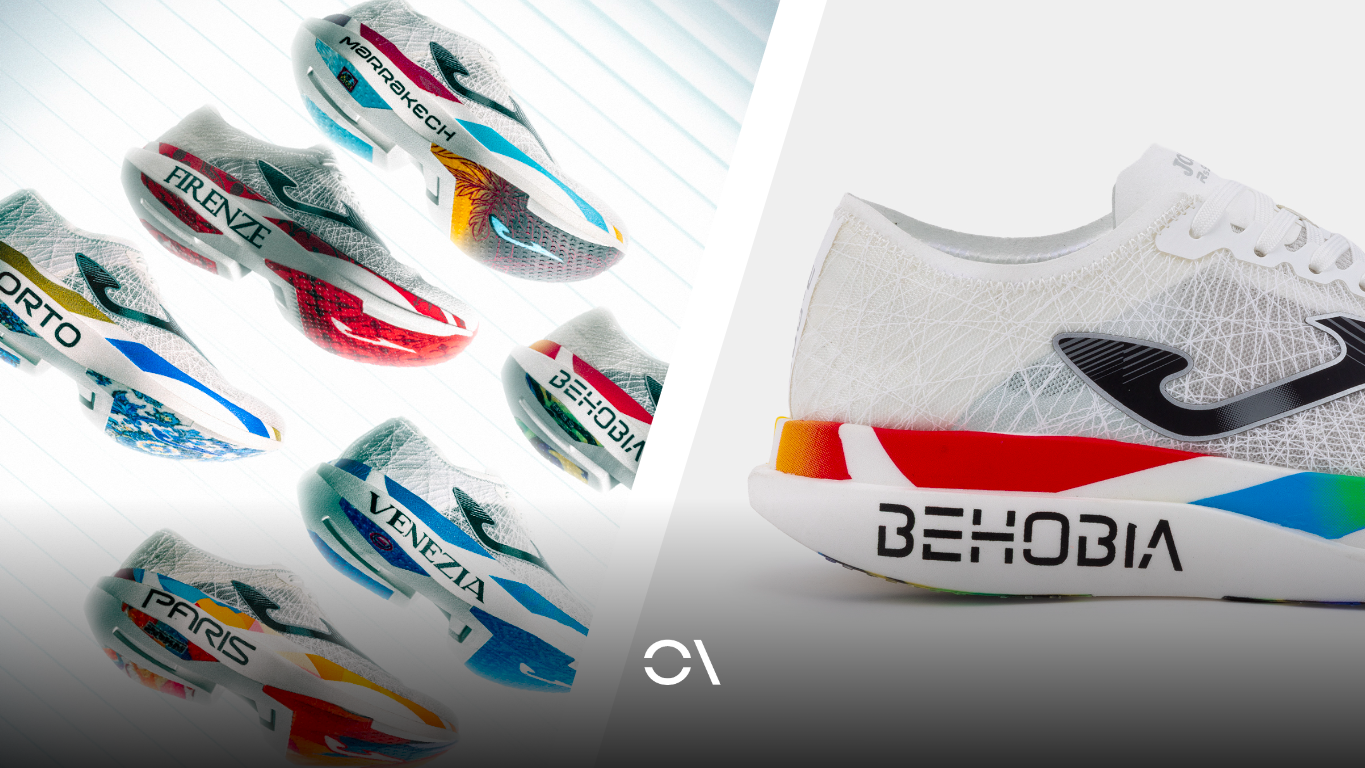 Joma presenta las RS 9000 en versión personalizada de diferentes eventos.