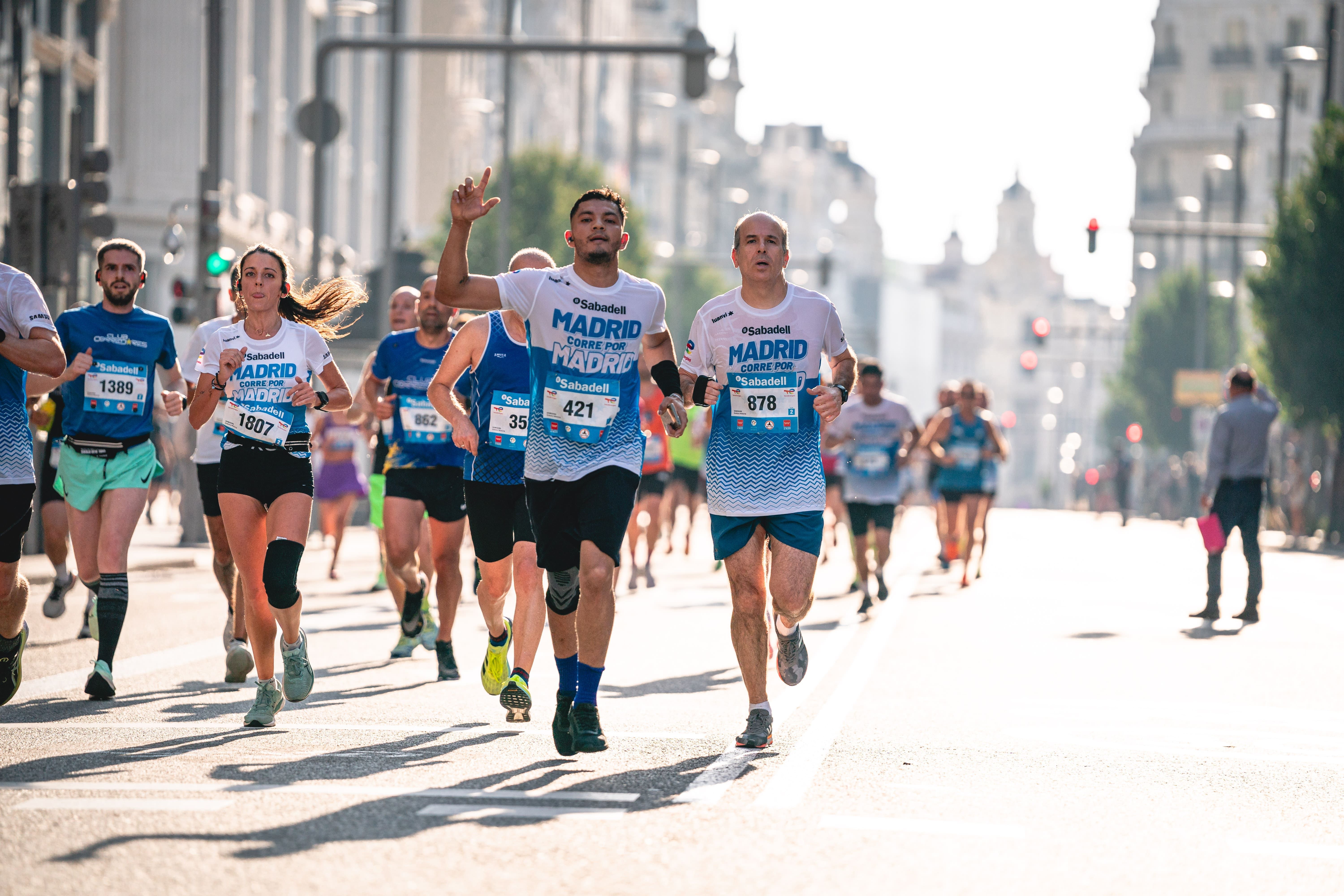 Imagen de una de las ediciones de la Madrid Corre por Madrid