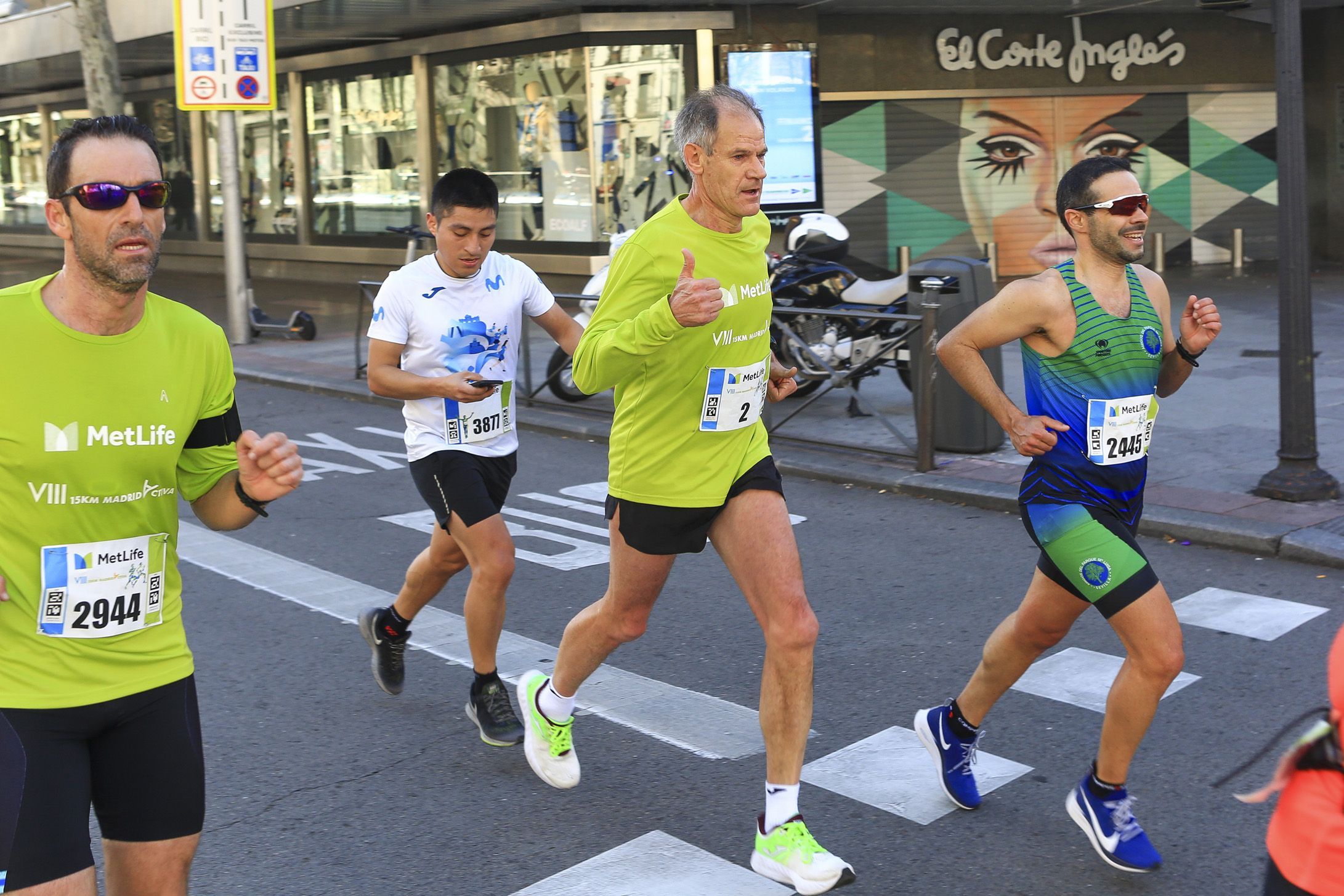 Abel Antón, creador de la Metlife 15 Km Madrid, en una de las ediciones