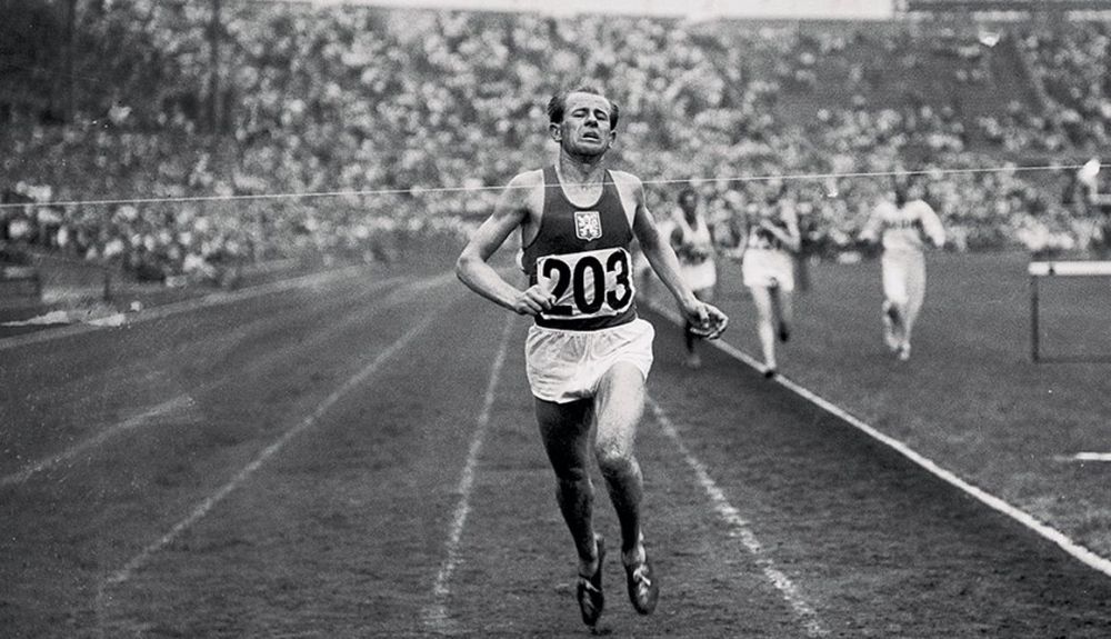 Emil Zatopek. Foto: COI. Emil Zatopek. Foto: COI.