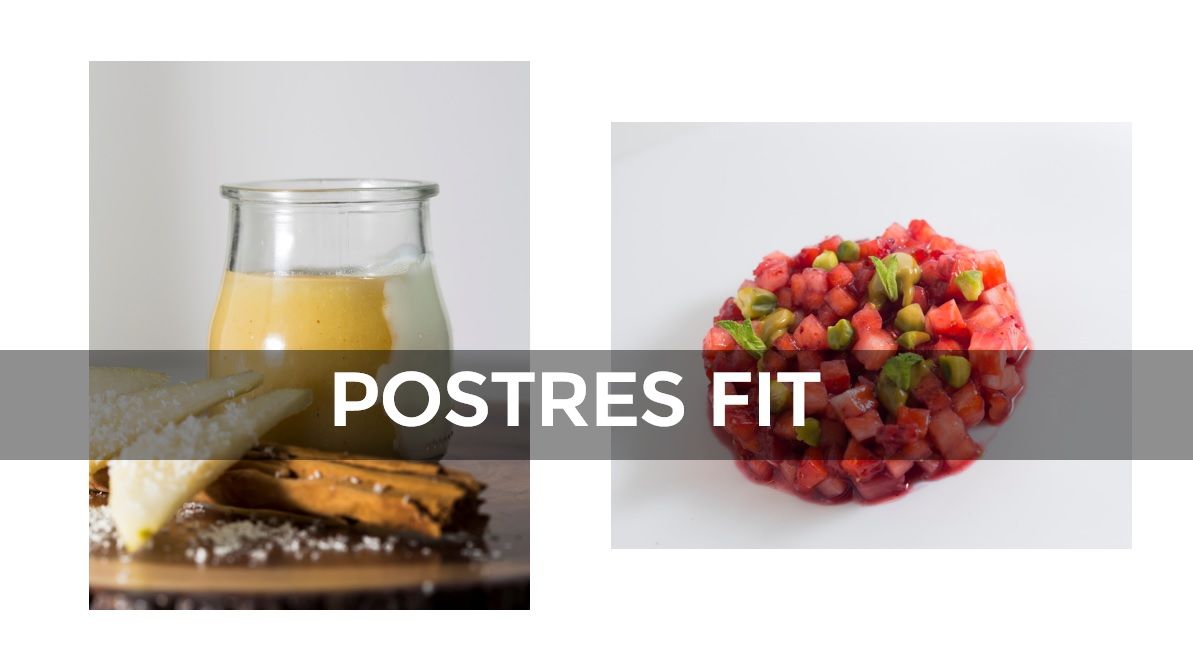 Postres fit, sin azúcares añadidos