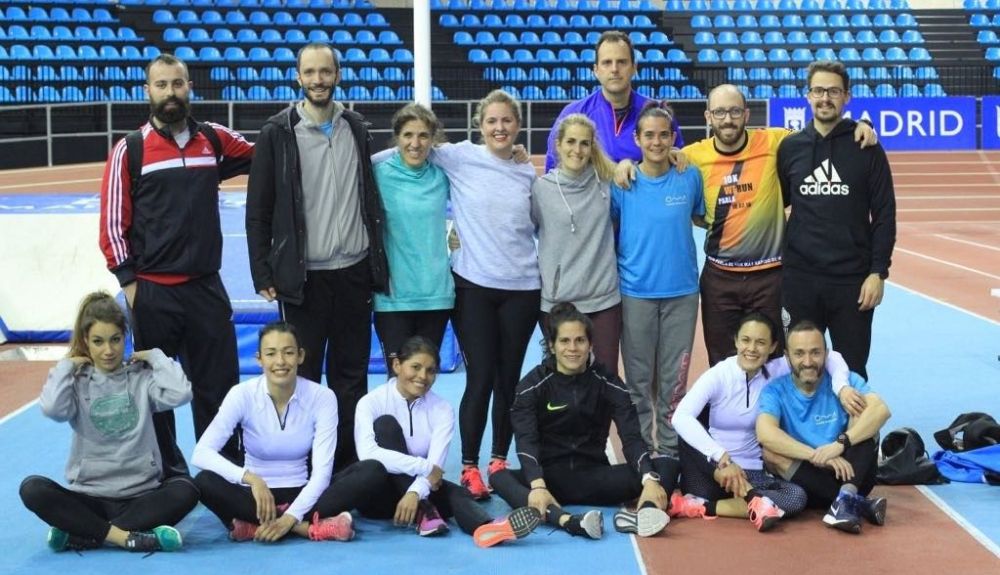 Con el equipo Sanus en Gallur Con el equipo Sanus en Gallur