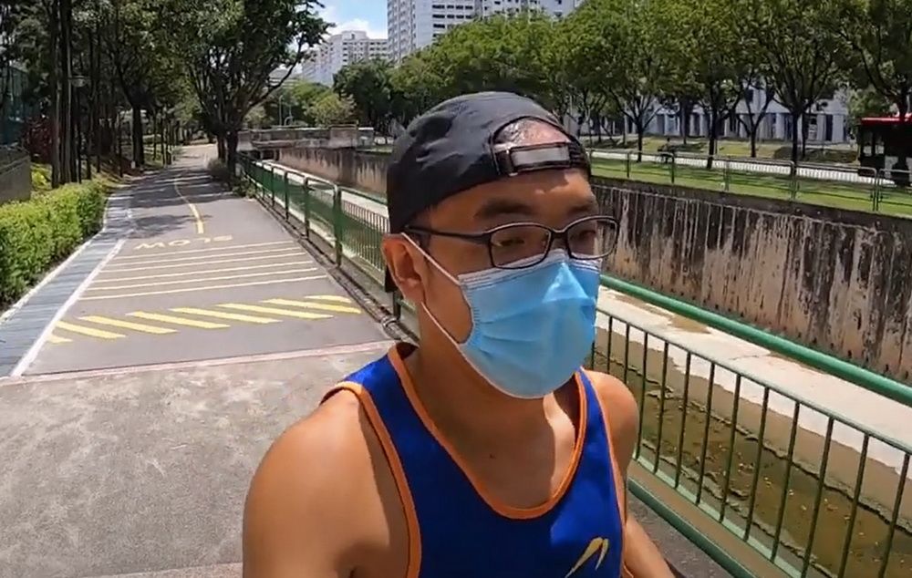 Runner Kao, 5 kilómetros a 4:41 con mascarilla quirúrgica