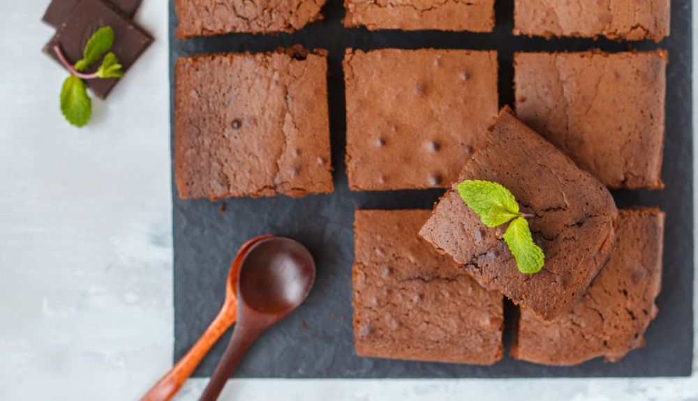 Brownie de doble chocolate y quinoa
