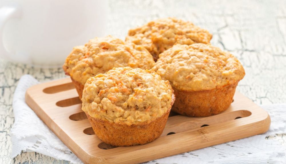 Muffins de quinoa de zanahoria