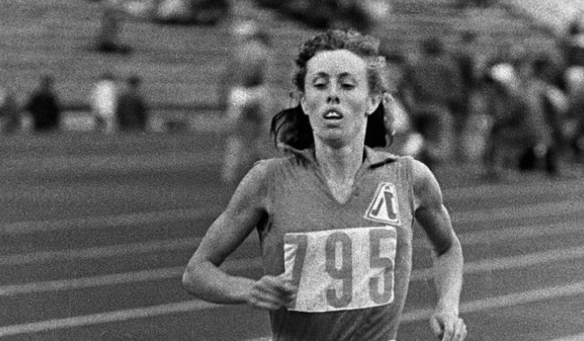 La atleta soviética Tatiana Kazankina. Foto: ABC News.