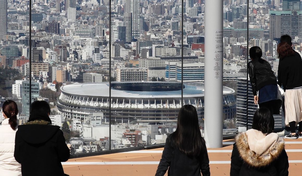 Una imagen del Estadio Nacional de Japón, sede de los Juegos Olímpicos de Tokio y del próximo mundial de 2025. EFE.