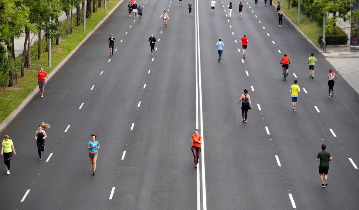 Solo podremos correr dentro de las franjas horarias. Foto: EFE