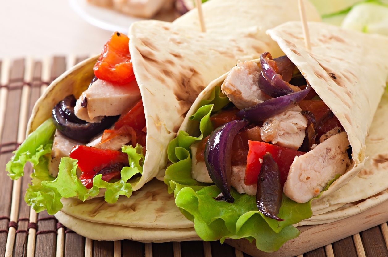 Fajitas de avena caseras