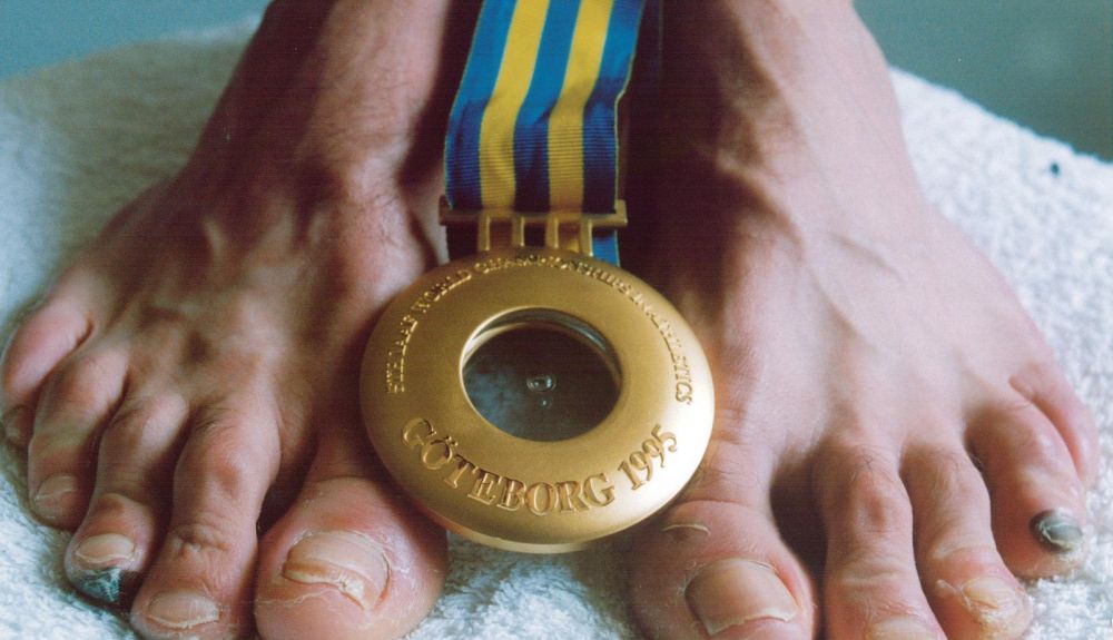 ¿Pies, para qué os quiero? Para ser campeón del mundo, por ejemplo. ¿Pies, para qué os quiero? Para ser campeón del mundo, por ejemplo.