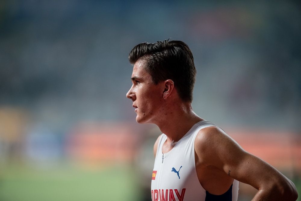 Jakob Ingebrigtsen durante el Campeonato del Mundo de Doha. Foto: Sportmedia.