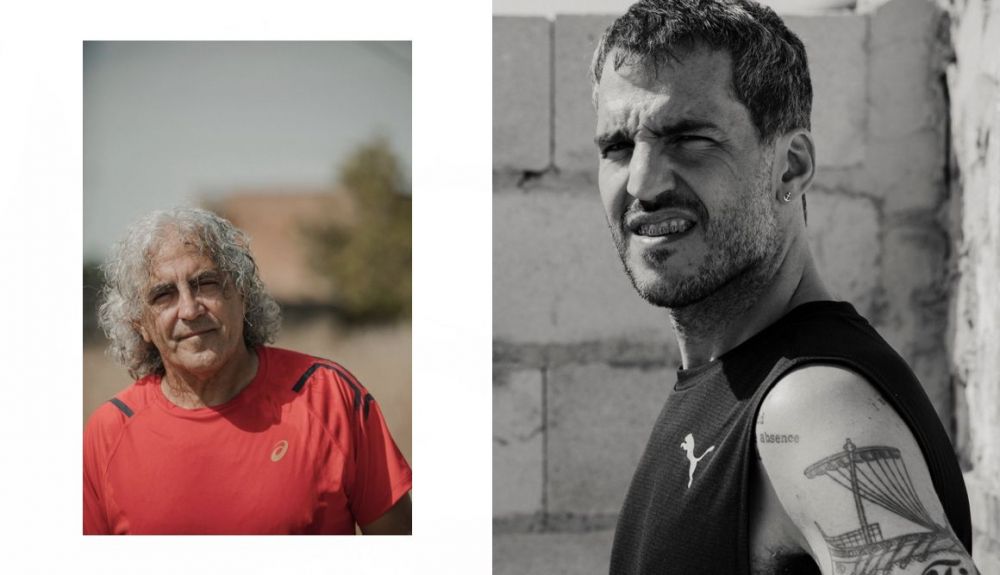 Antonio Agredano y su padre. Foto: David Molina. Antonio Agredano y su padre. Foto: David Molina.