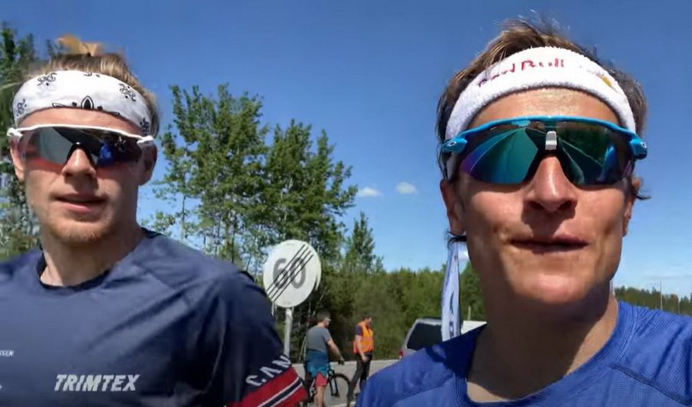 Kristian Blummenfelt, por debajo de 14 minutos en 5 km en ruta.