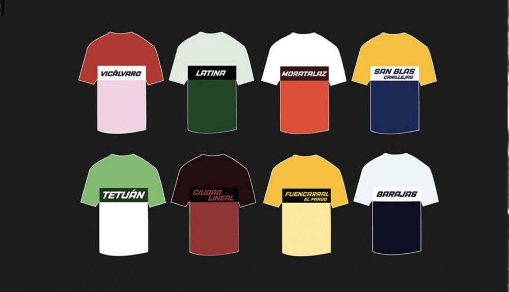 Cada barrio tendrá una camiseta personalizada en este nuevo reto. Cada barrio tendrá una camiseta personalizada en este nuevo reto.