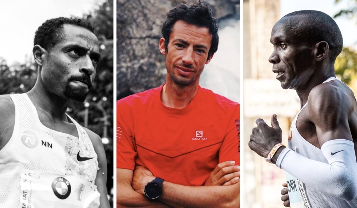 Kenenisa Bekele, Kilian Jornet y Eliud Kipchoge. ¿Juntos en Valencia? | Fotos: Salomon y NN Running Team.